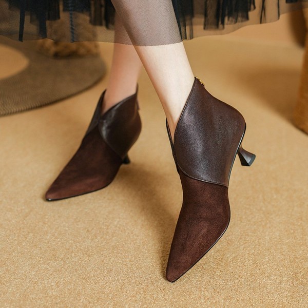 Super Soft Lambskin Ankle Boots For Women