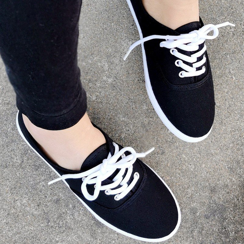 Womens Canvas Sneakerstrack Shoes