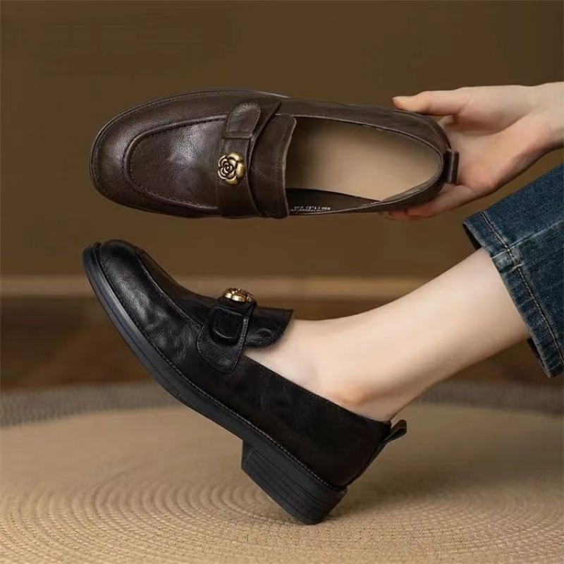 New Lazy Commute Flat Shoes For Women, Camellia Lo...
