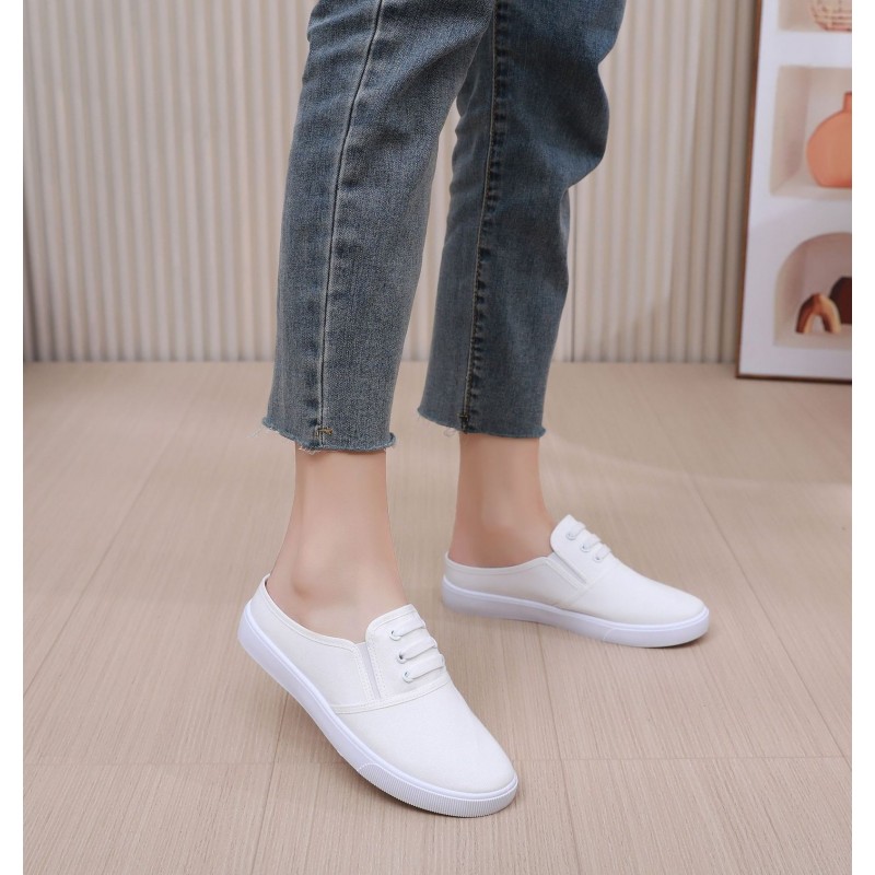 Slip-on Canvas Shoes Flat Women