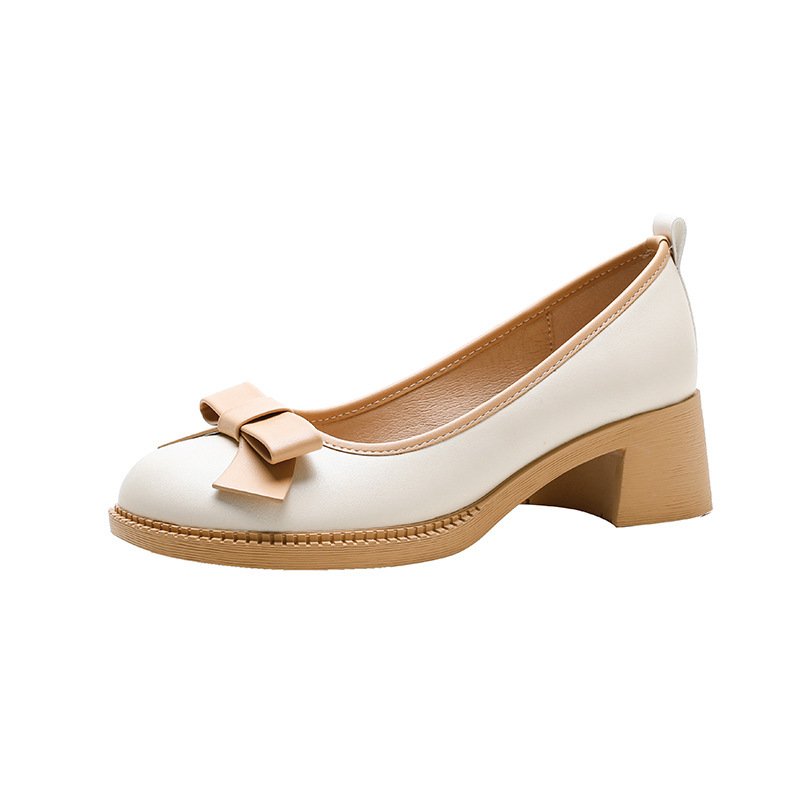New Bow Loafers Women's British Style