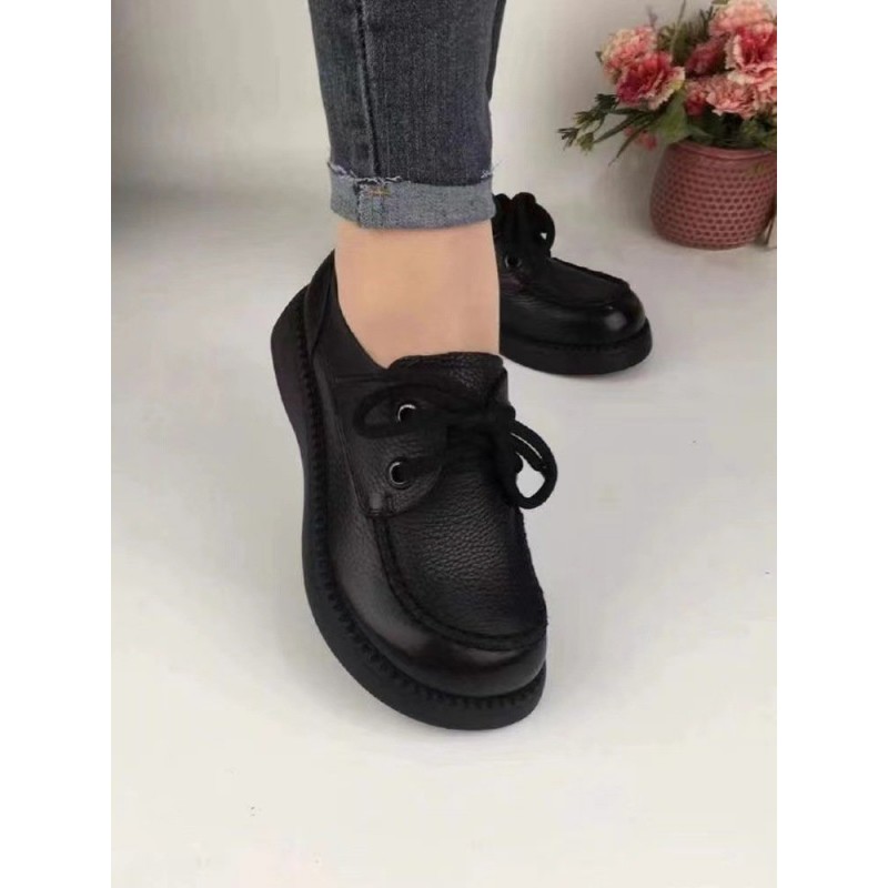 Soft Bottom Increase Platform Loafers