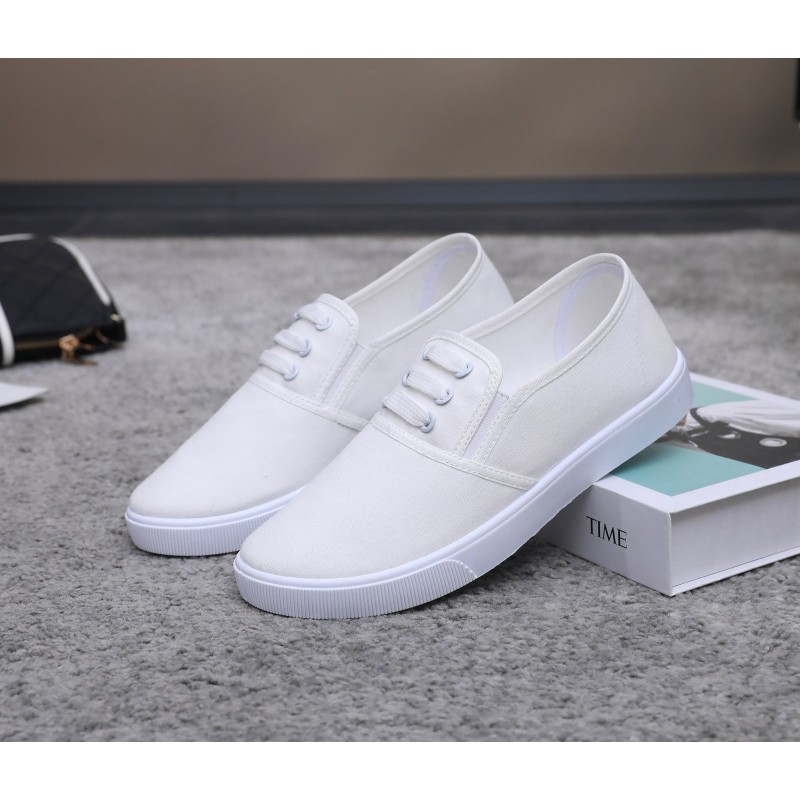 Slip-on Canvas Shoes Flat Women